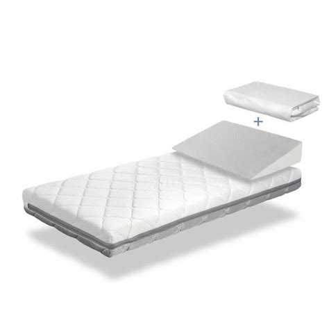 Pack Matelas Bunny 57x117 Cm H 11cm Plan Incliné 15° Protège Matelas