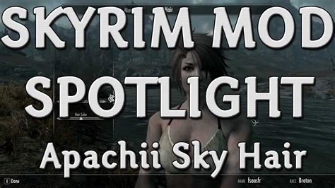 Skyrim Mod Spotlights Apachii Sky Hair Youtube