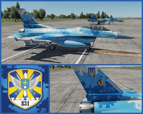 f 16cm 831st tactical aviation brigade of ukrainian af