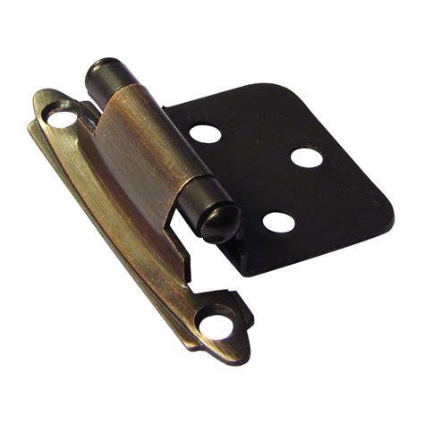 Richelieu 2 Pack Brushed Bronze Self Closing Cabinet Hinge At