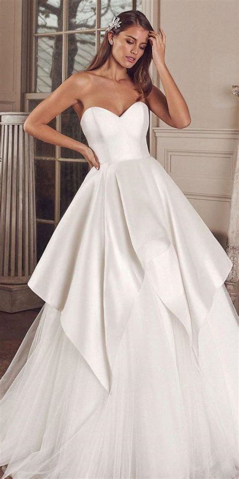 • some flawless simple and elegant wedding dresses everything everything wedding dresses from deobridals autumn silk bridal. 27 Silk Wedding Dresses For Elegant and Refined Bride ...