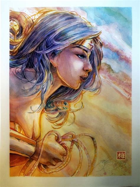 Wonder Woman Dawn Of Justice In Tony Moy S Personal Works Comic Art