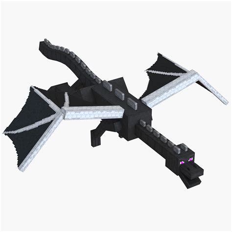 Modèle 3d De Minecraft Ender Dragon Truqué Pour Cinema 4d Turbosquid