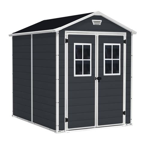 Keter Manor 6x8 Outdoor Storagegarden Shed Dark Greywhite Buy