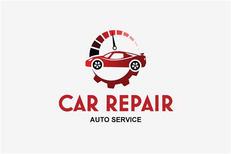 Car Repair Logo Creative Illustrator Templates Creative Market