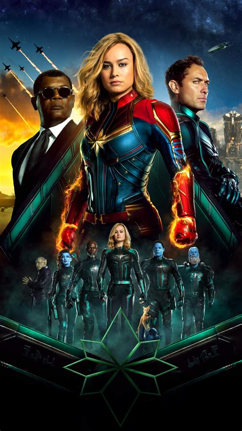 Captain Marvel 2019 Movie Wallpapers Wallpaper Cave Art