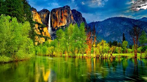 Waterfall Full Hd Wallpaper And Background Image 1920x1080 Id367710