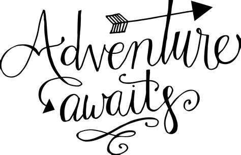 Hand Lettered Adventure Awaits Free Svg Cut File