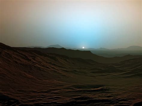 Sunset On Mars Ehlam Magazine