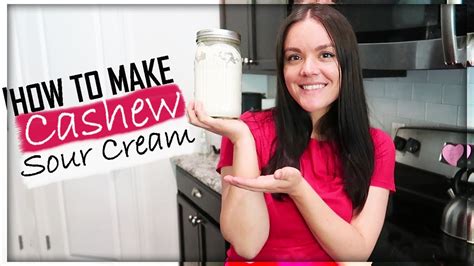 How To Make Real Vegan Sour Cream Plant Based Dairy Free Youtube