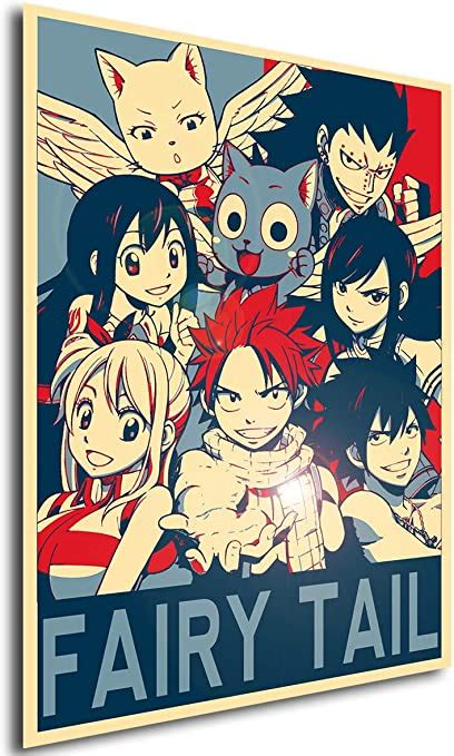 Instabuy Posters Fairy Tail Propaganda Characters A3 42x30 Cm