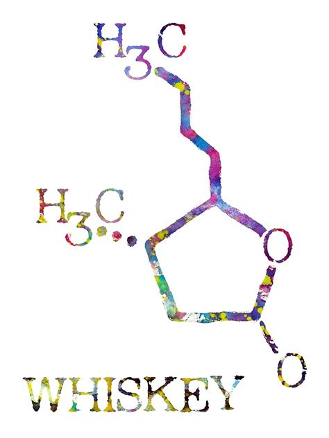 Whiskey Molecule By Erzebetth Redbubble