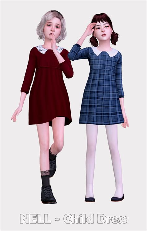 Nell — Child Dress Hq Compatible Bgc New Mesh Eas The Sims 4