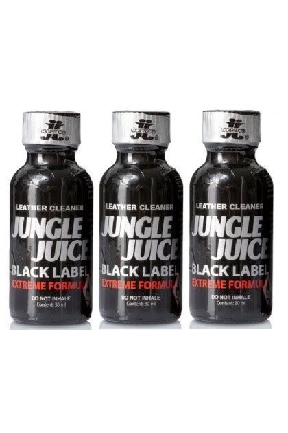Poppers Jungle Juice Black Label 30 Ml X3 Pentyle