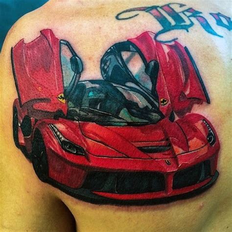 Check out our racing tattoo selection for the very best in unique or custom, handmade pieces from our shops. 50 Ferrari Tattoo Ideas For Men - Italian Sports Car Designs