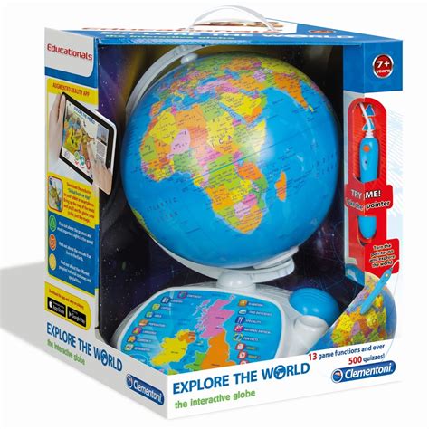 Clementoni Explore The World Interactive Globe Toy Ts Games And Toys