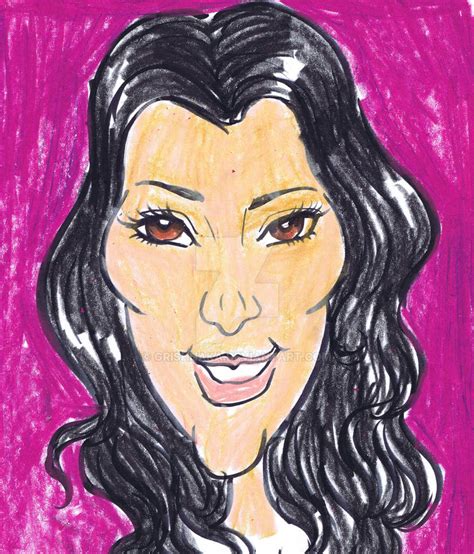 Kim Kardashian Caricature By Grishnaka On Deviantart