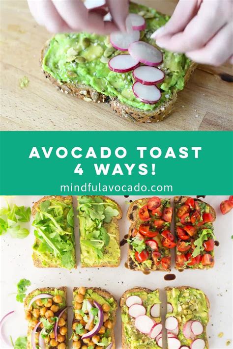 Vegan Avocado Toast 4 Ways Video Video Avocado Recipes