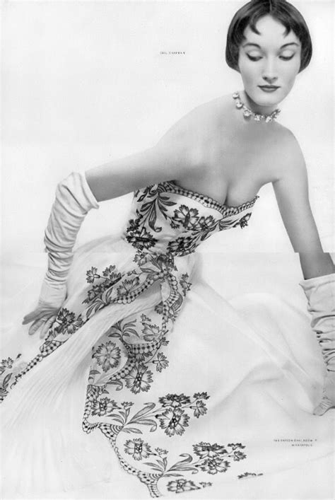 Evelyn Tripp In Gown By Ceil Chapman Photo By Erwin Blumenfeld For The