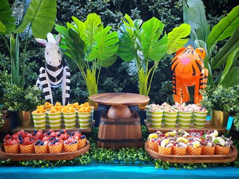 Darcys Colourful And Classic First Birthday Jungle Party