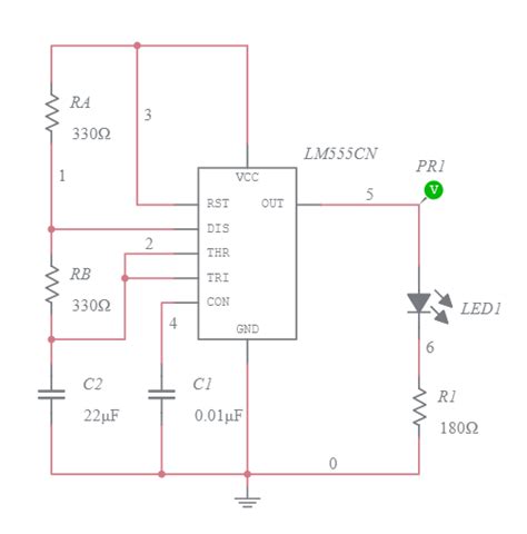 Copy Of 125 Clock Signals 555 Timer Circuit Multisim Live