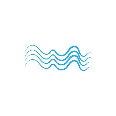 Water Wave Symbol Stock Vector Illustration Of Icon 198922190