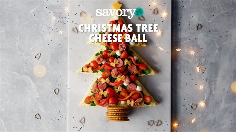 Christmas Tree Cheese Ball Savory By Stop And Shop Youtube