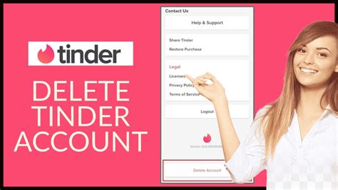 How To Delete Tinder Account Remove Tinder Account Permanently Youtube