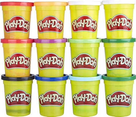 Hasbro Play Doh Bulk 12 Pack Of Non Toxic Modeling Compound 4 Ounce