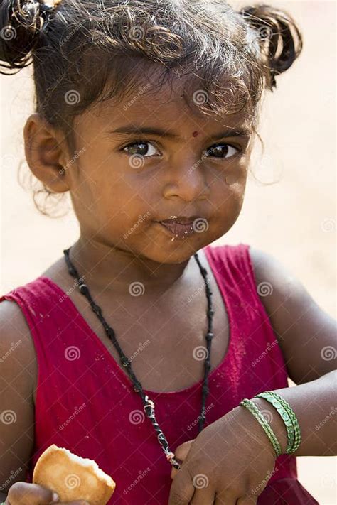 Editorial Illustrative Image Poor Kid Smiling India Editorial Stock