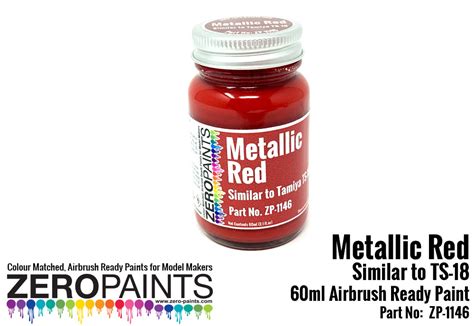 Metallic Red Paint Similar To Ts18 60ml Zp 1146 Zero Paints