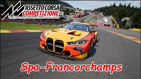 Assetto Corsa Competizione Spa Francorchamps Бельгийский компот YouTube