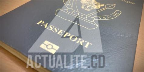 Rdc Le Début De Limpression Et De La Délivrance Des Passeports