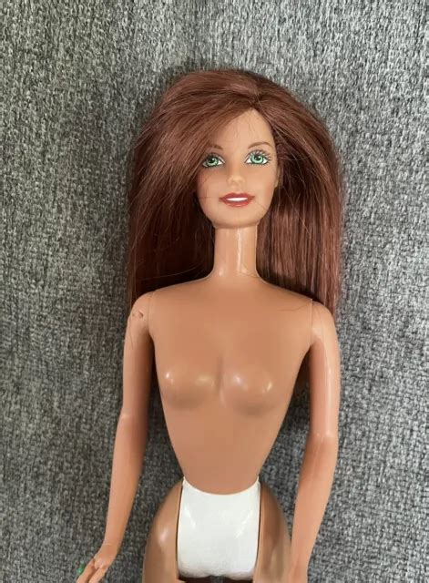 Mattel Barbie Doll Red Hair Blue Eyes Nude Naked For Ooak Custom Picclick