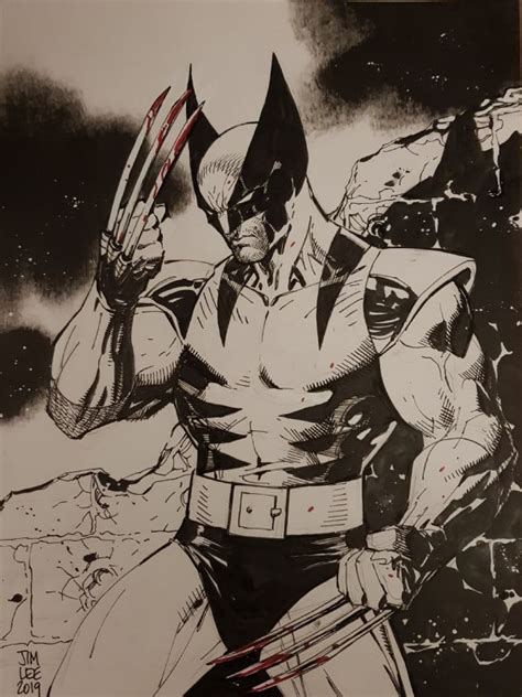 Wolverine By Jim Lee Jim Lee Art Comic Art Superhero Sketches