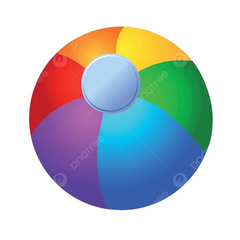 Colorful Beach Ball Games Summer Round Vector Games Summer Round Png