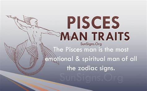 Pisces Man Personality Traits And Characteristics Sun Signs
