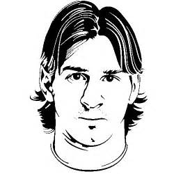 Dibujos de jugadores de fútbol famosos para pintar: Messi, Cristiano y