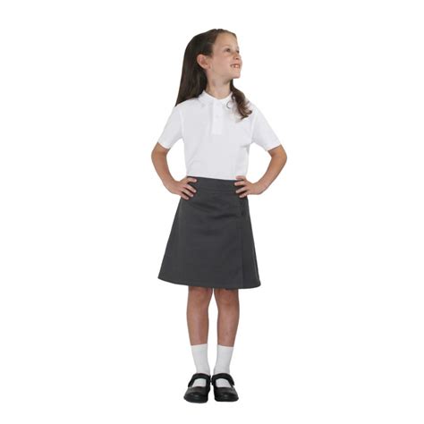 Ethical School Uniform Organic Cotton Grey School Skort Ecooutfitters