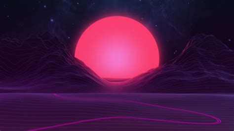 2048x1152 Neon Sunset 2048x1152 Resolution Hd 4k Wallpapers Images