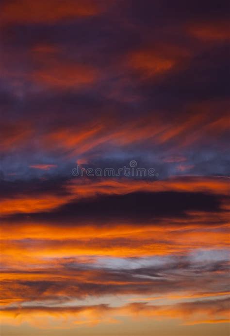 Dusk Sky And Clouds Stock Image Image Of Outdoor Evening 89748965