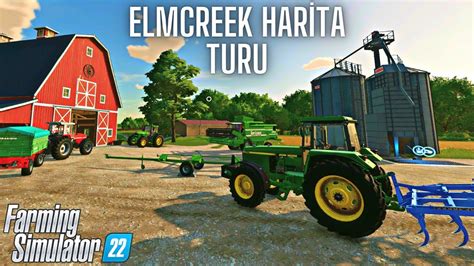 Farming Simulator Elmcreek Harita Turu Lk Nceleme Map Tour