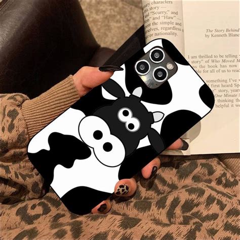 Cow Print Phone Case Animal Phone Case For Iphone 12 Pro Etsy