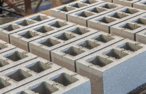 Gray Concrete Construction Block Stock Photo Image Of Block Floor