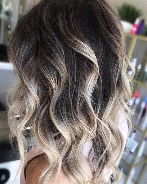 There are many contrasting hues that can make a style pop such as blonde, reds, purples this is another look from the previous bronze look. 50 Best and Flattering Brown Hair with Blonde Highlights ...