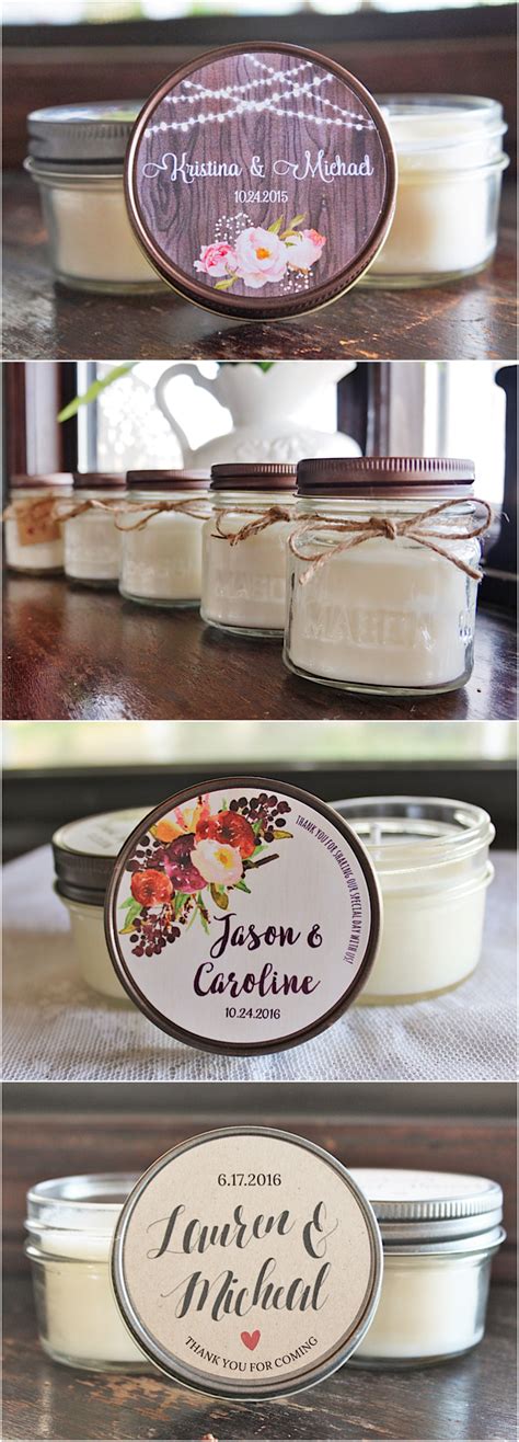 Get contact details & address of companies engaged in wholesale trade, manufacturing and supplying wedding gift, wedding gift set, wedding present across a perfect return gifts for ladies on any occasions within your budget! Set of 6 - 4 oz. Wedding Favor Candles//Bridal Shower ...