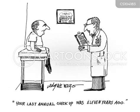 Annual Check Up Cartoons And Comics Funny Pictures From Cartoonstock