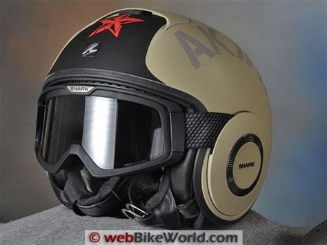 You can find the shark raw helmet in military themed graphics such as the michalak, soyouz and the trinity, or solid colors. Shark Raw Helmet Review - webBikeWorld