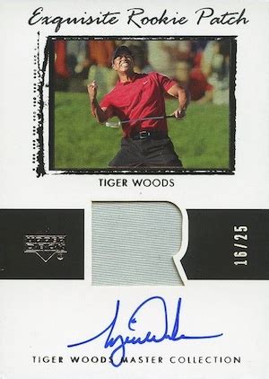 The only official tiger woods base rookie despite coming years after his grand slam ventures and sports illustrated cards, the 2001 ud release is a great value option. Top Tiger Woods Golf Cards, Rookie Cards, Autographs, Gallery, Details