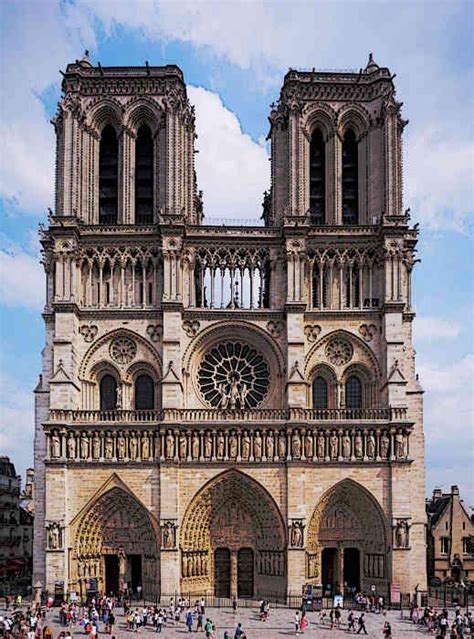 Notre Dame De Paris Gothic Architecture Picture